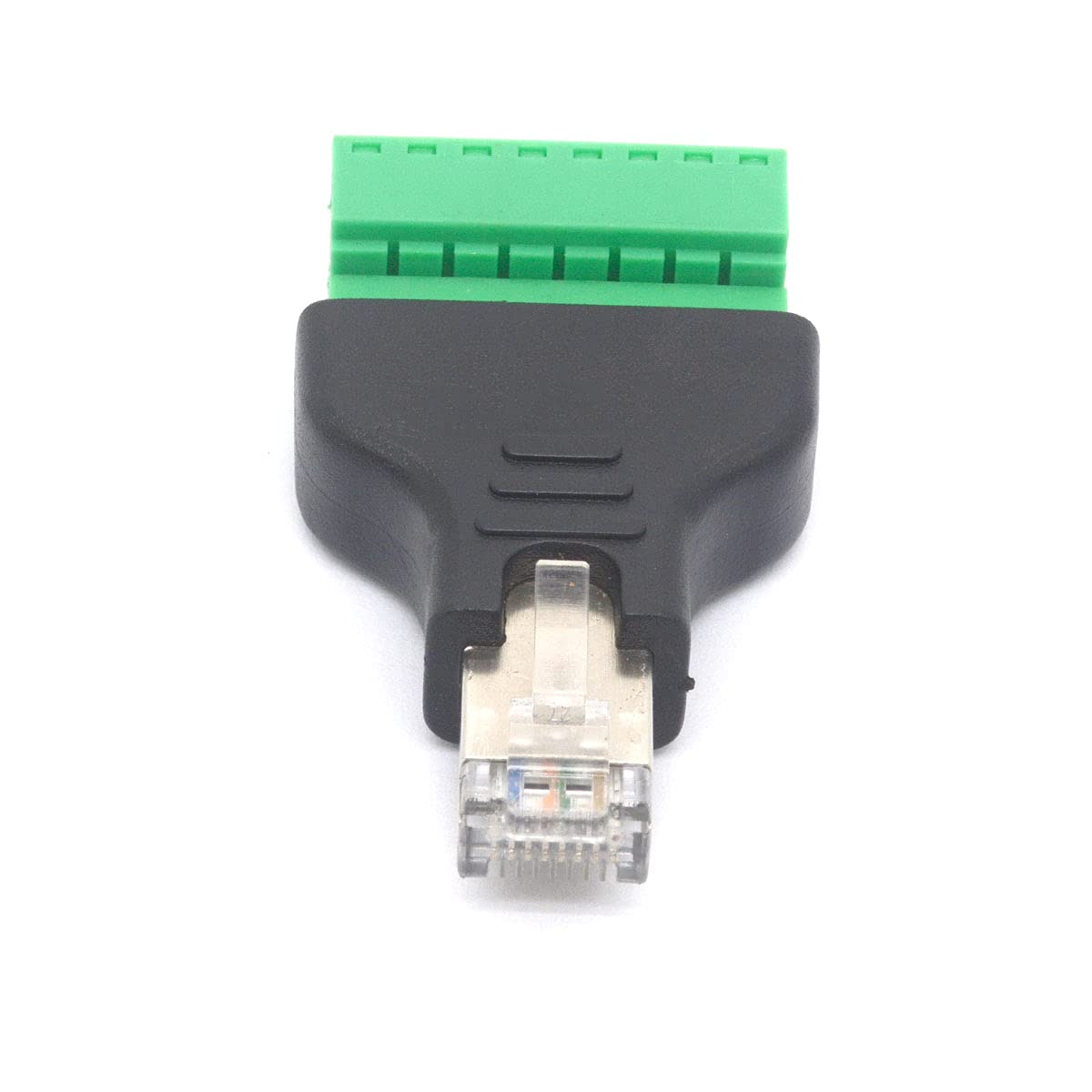 Adattatore Connettore RJ45 Maschio Terminal Block 8 pin - Techly IADAP TB8T-RJ45M