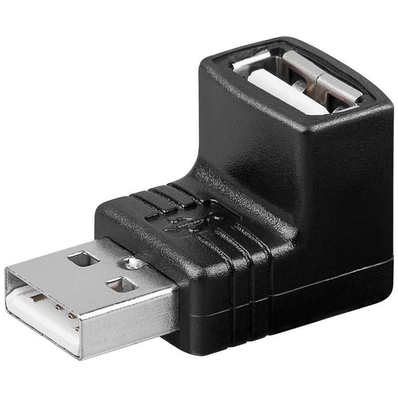 Adattatore USB A maschio/A femmina 90° - Goobay IADAP USB-AF90