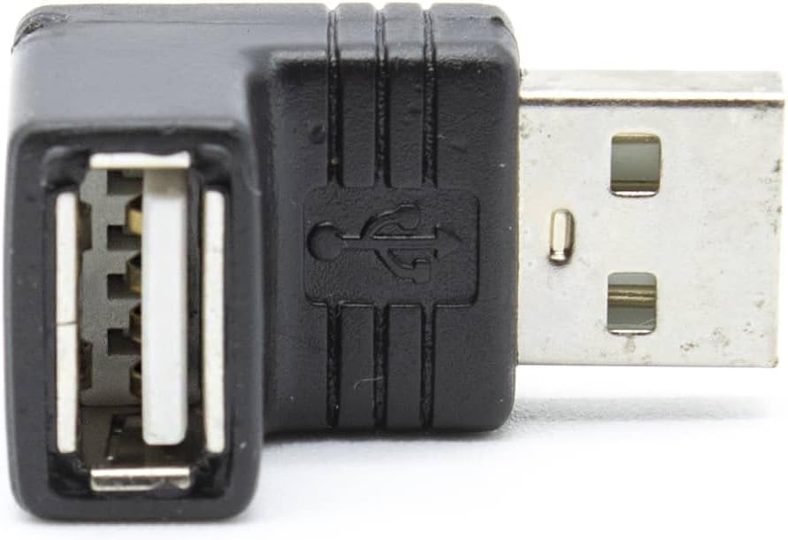 Adattatore USB A maschio/A femmina 90° - Goobay IADAP USB-AF90
