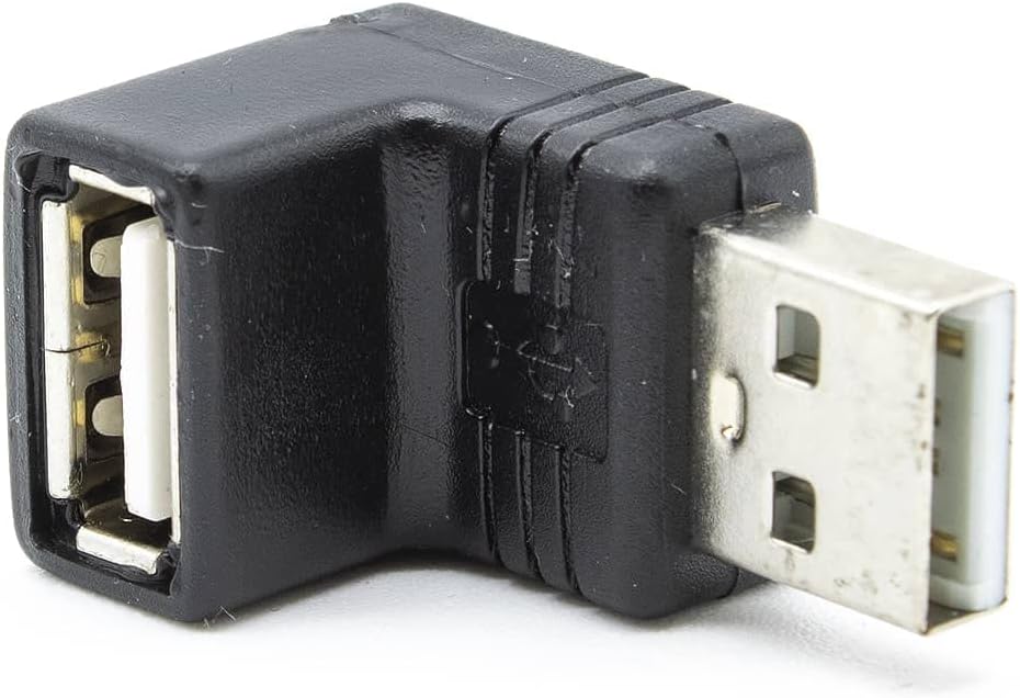 Adattatore USB A maschio/A femmina 90° - Goobay IADAP USB-AF90
