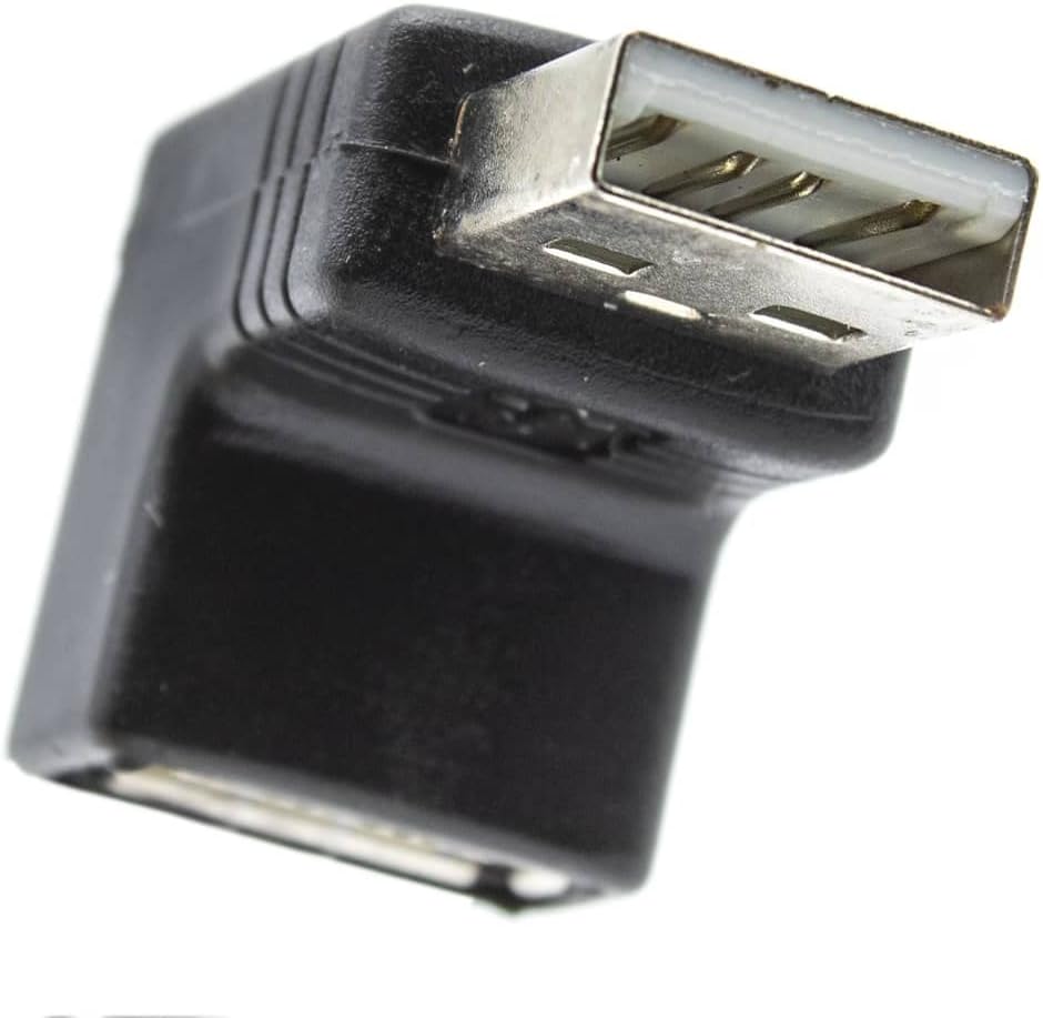 Adattatore USB A maschio/A femmina 90° - Goobay IADAP USB-AF90