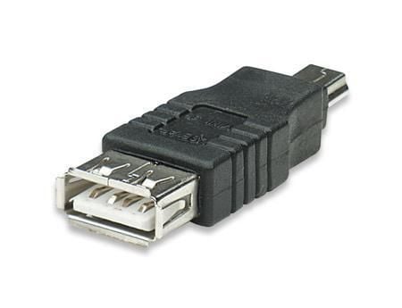 Adattatore USB A femmina a Mini B maschio - Manhattan IADAP USB-AF/5M