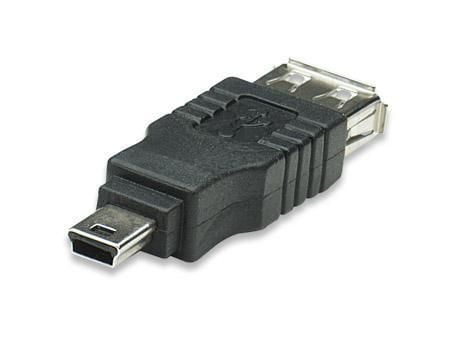Adattatore USB A femmina a Mini B maschio - Manhattan IADAP USB-AF/5M