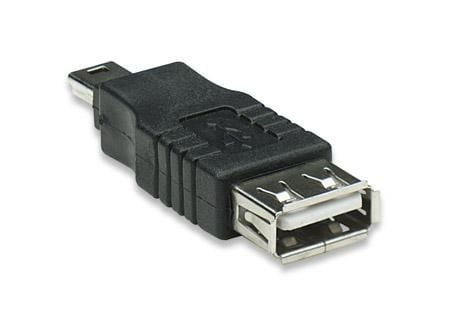 Adattatore USB A femmina a Mini B maschio - Manhattan IADAP USB-AF/5M