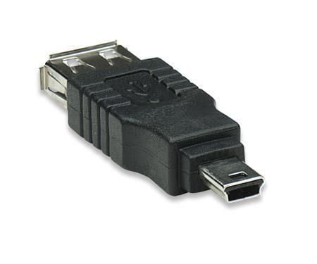 Adattatore USB A femmina a Mini B maschio - Manhattan IADAP USB-AF/5M