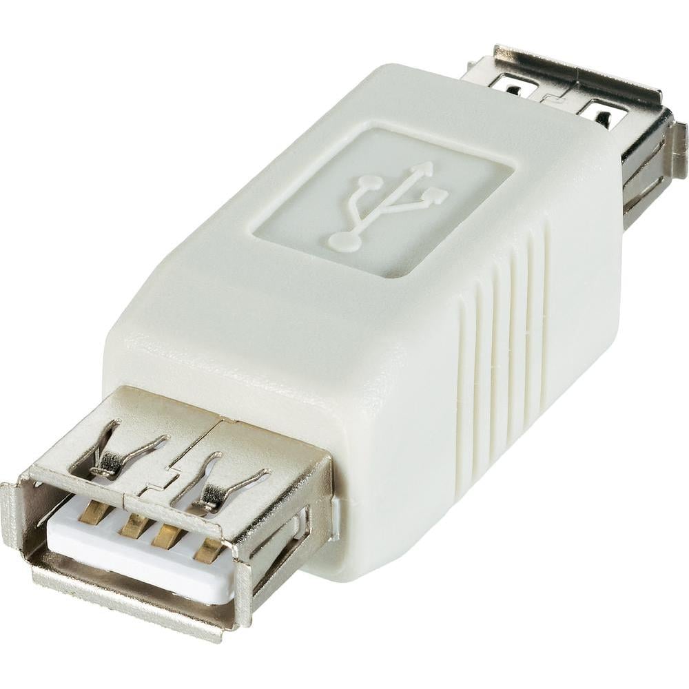 Adattatore USB-A Femmina USB-A Femmina Bianco - Manhattan IADAP USB-A/A