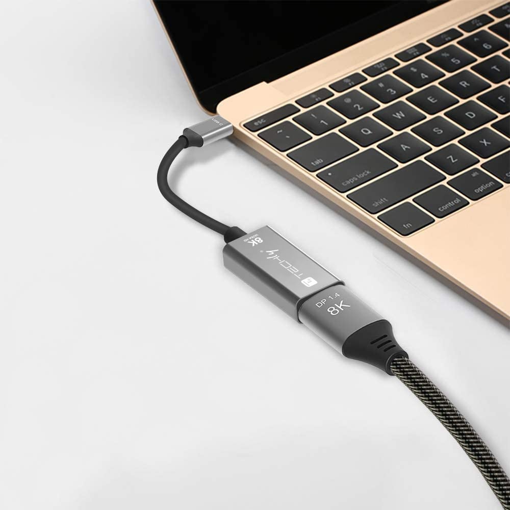 Adattatore USB-C™ 3.2 a Displayport 1.4 8K@60Hz 15 cm - Techly IADAP USB-C-DP8