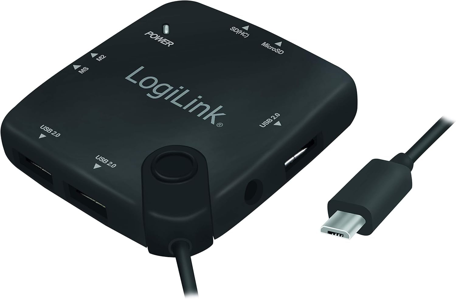 HUB Multifunzione On-The-Go Micro-USB e Lettore di Schede - Logilink IADAP USB-MULTIOTG