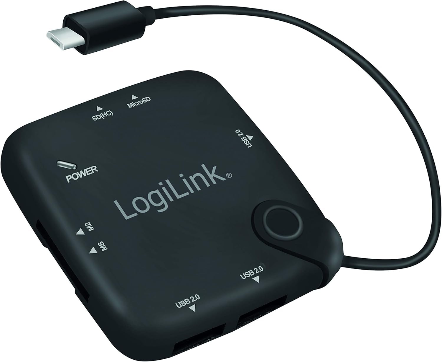 HUB Multifunzione On-The-Go Micro-USB e Lettore di Schede - Logilink IADAP USB-MULTIOTG