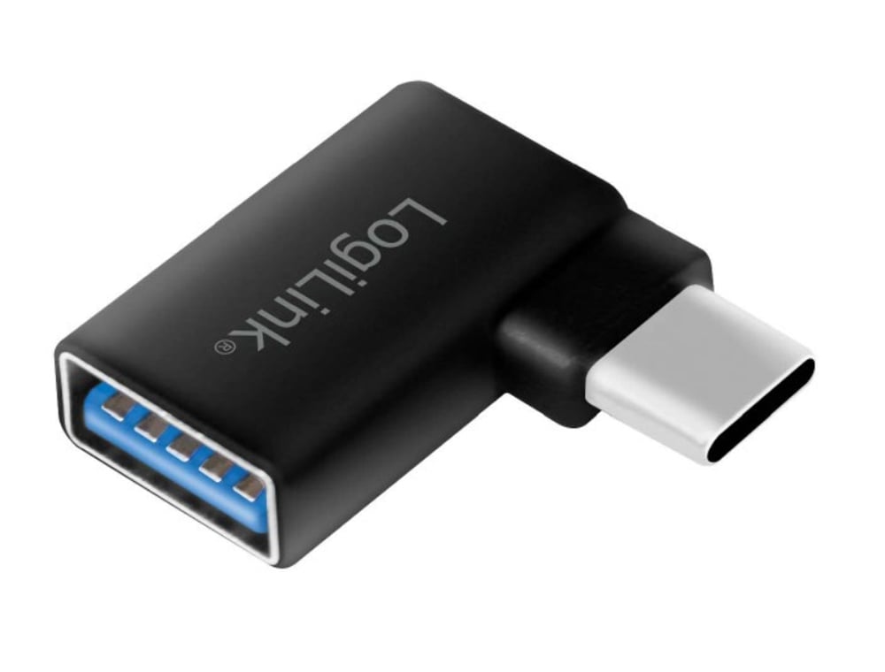 Adattatore USB 3.2 Gen.1 USB-C™ Maschio/A Femmina 90° - Logilink IADAP USB2-CM/AF90