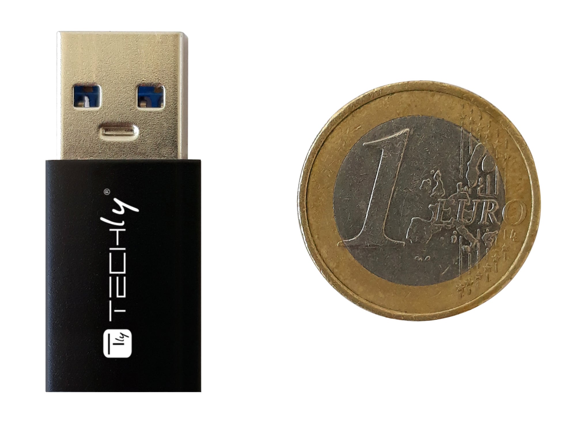 Adattatore Convertitore USB 3.2 USB A Maschio a USB-C™ Femmina Nero - Techly IADAP USB3-AFT