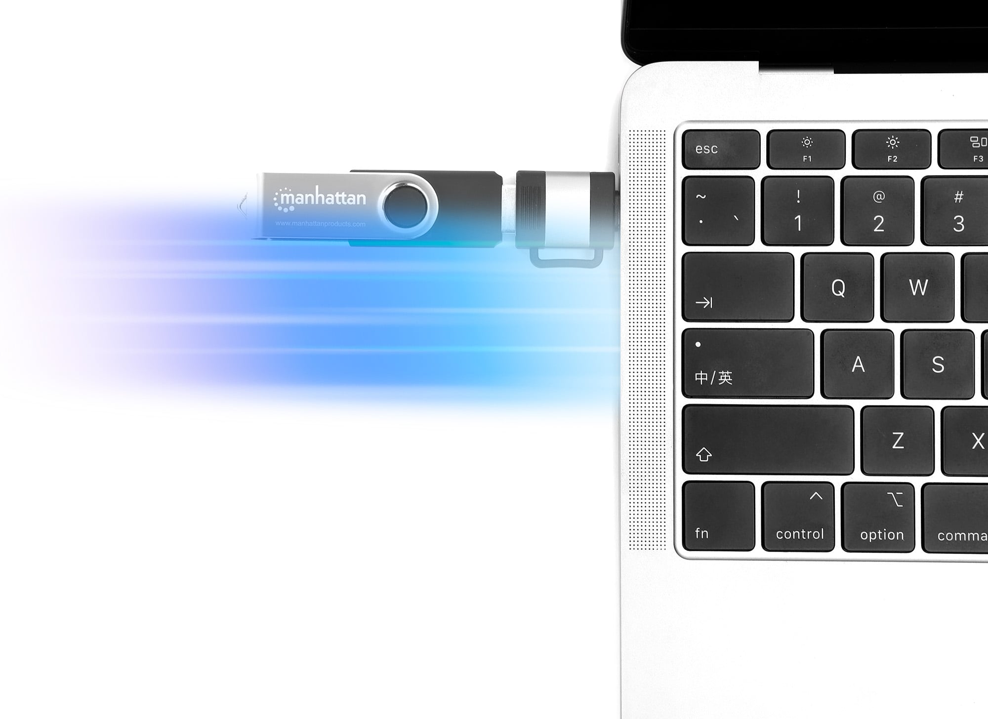 Set 2 Adattatori USB-C™ a USB-A & USB-A a USB-C™ - Manhattan IADAP USB31-AC-MULTI