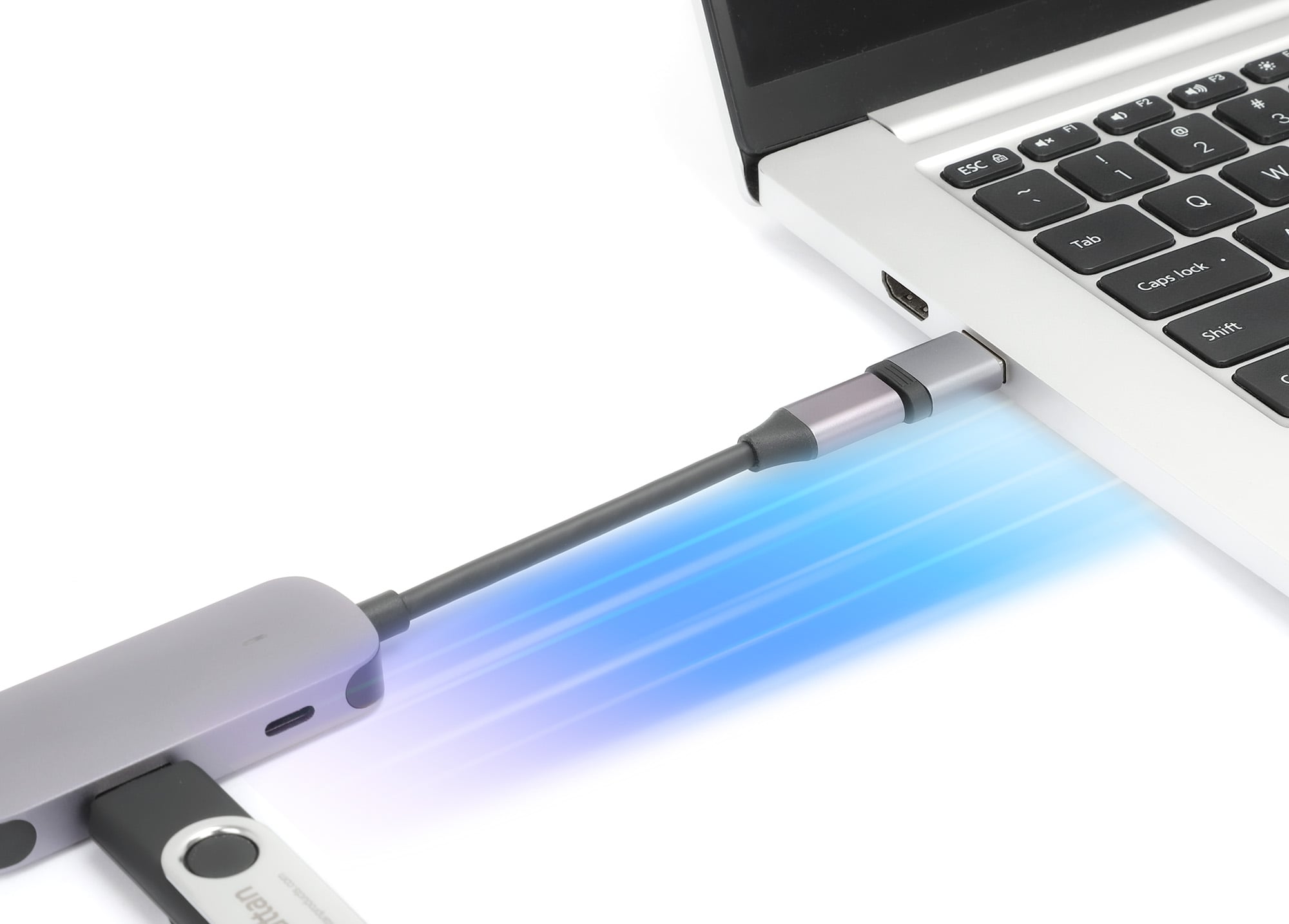 Set 2 Adattatori USB-C™ a USB-A & USB-A a USB-C™ - Manhattan IADAP USB31-AC-MULTI