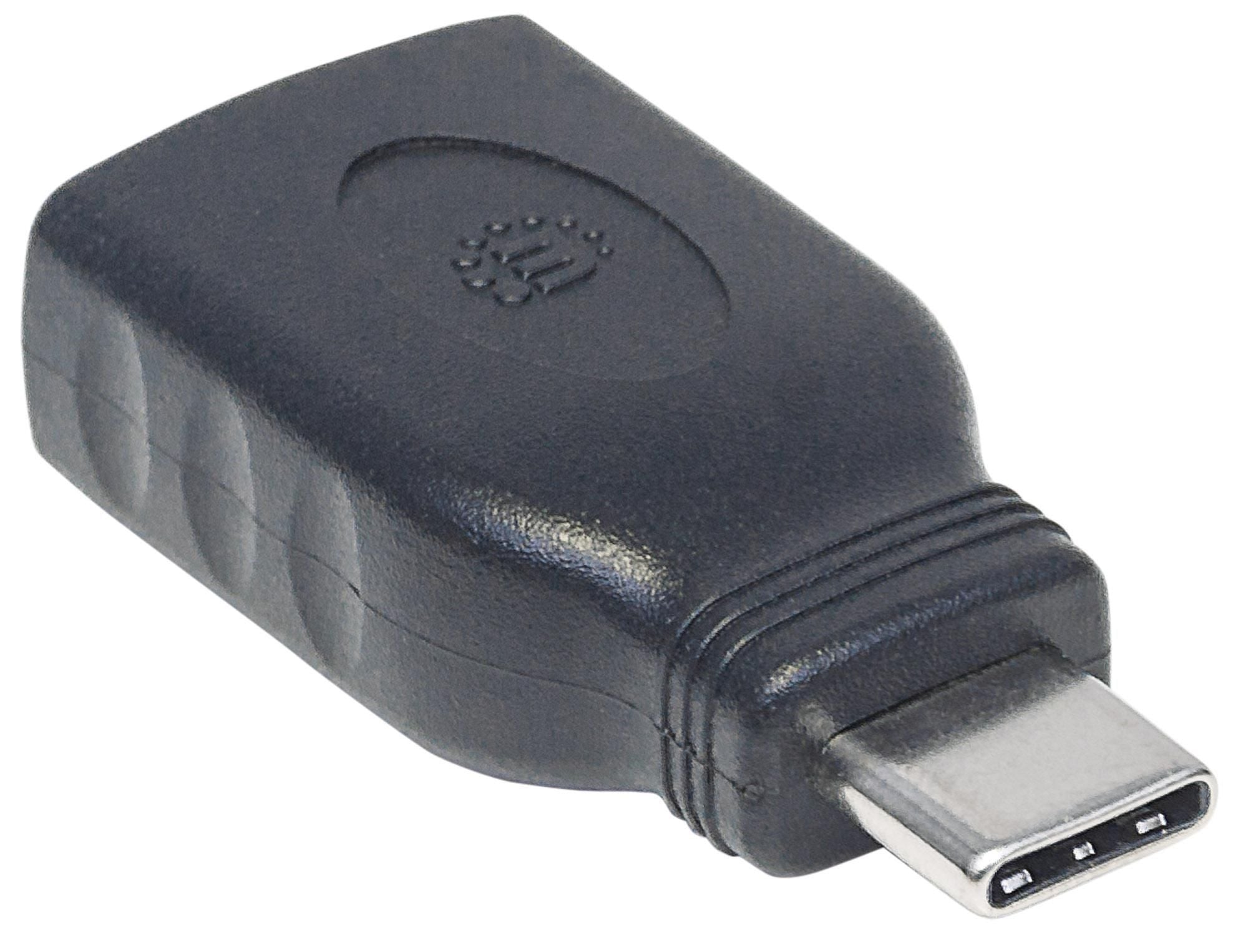 Adattatore Convertitore USB-C™ Maschio a USB-A Femmina - Manhattan IADAP USB31-CMAFM