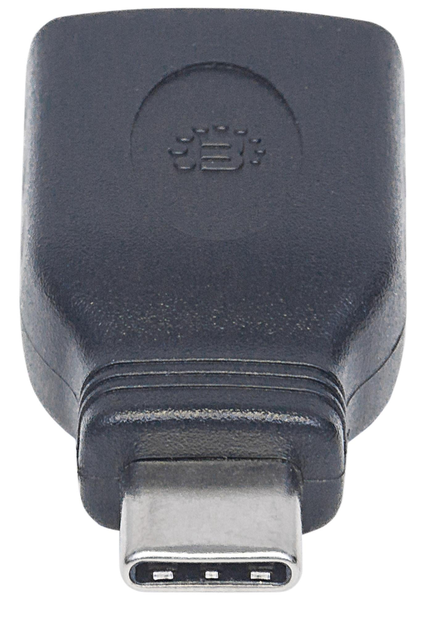 Adattatore Convertitore USB-C™ Maschio a USB-A Femmina - Manhattan IADAP USB31-CMAFM