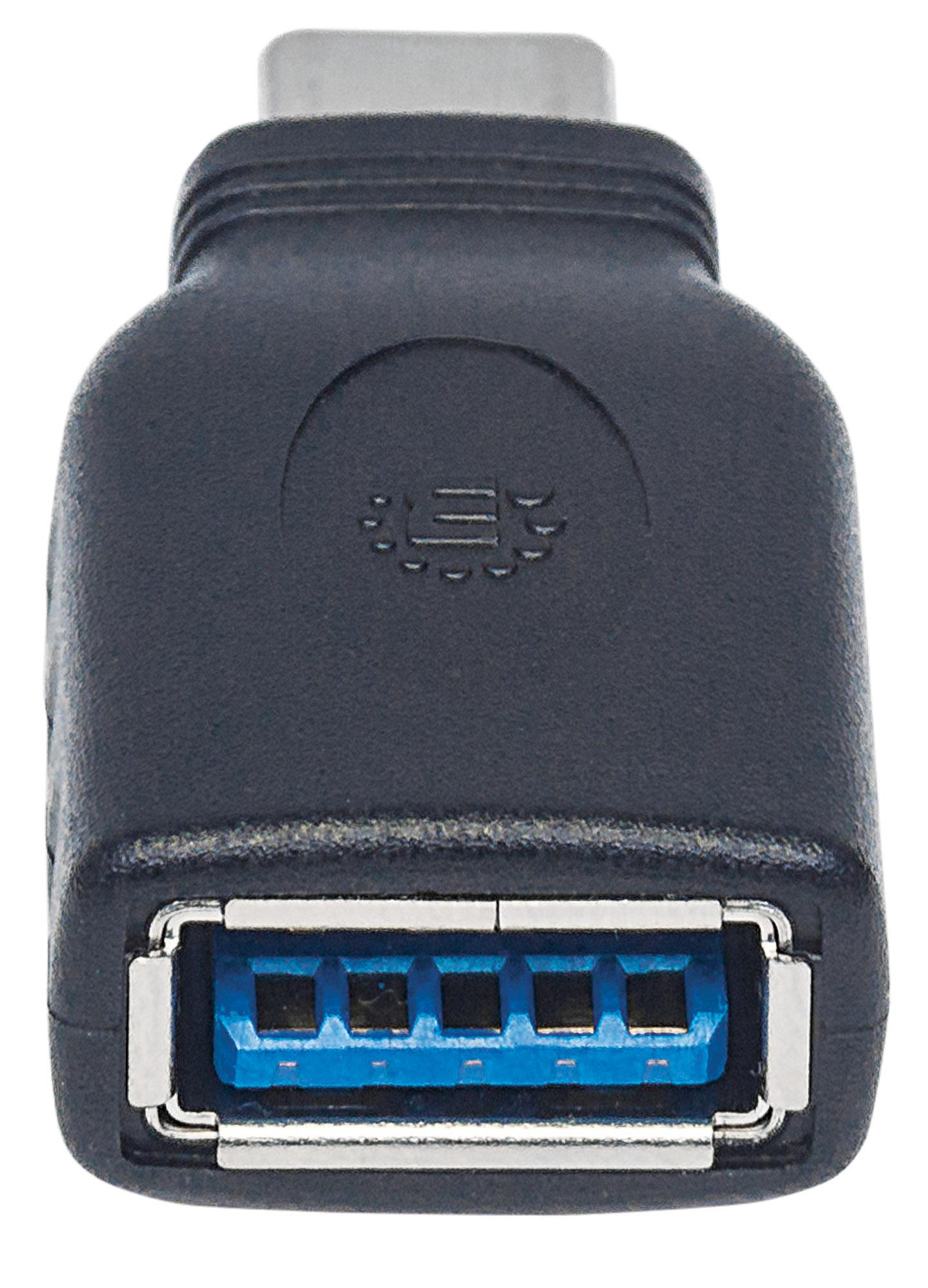 Adattatore Convertitore USB-C™ Maschio a USB-A Femmina - Manhattan IADAP USB31-CMAFM