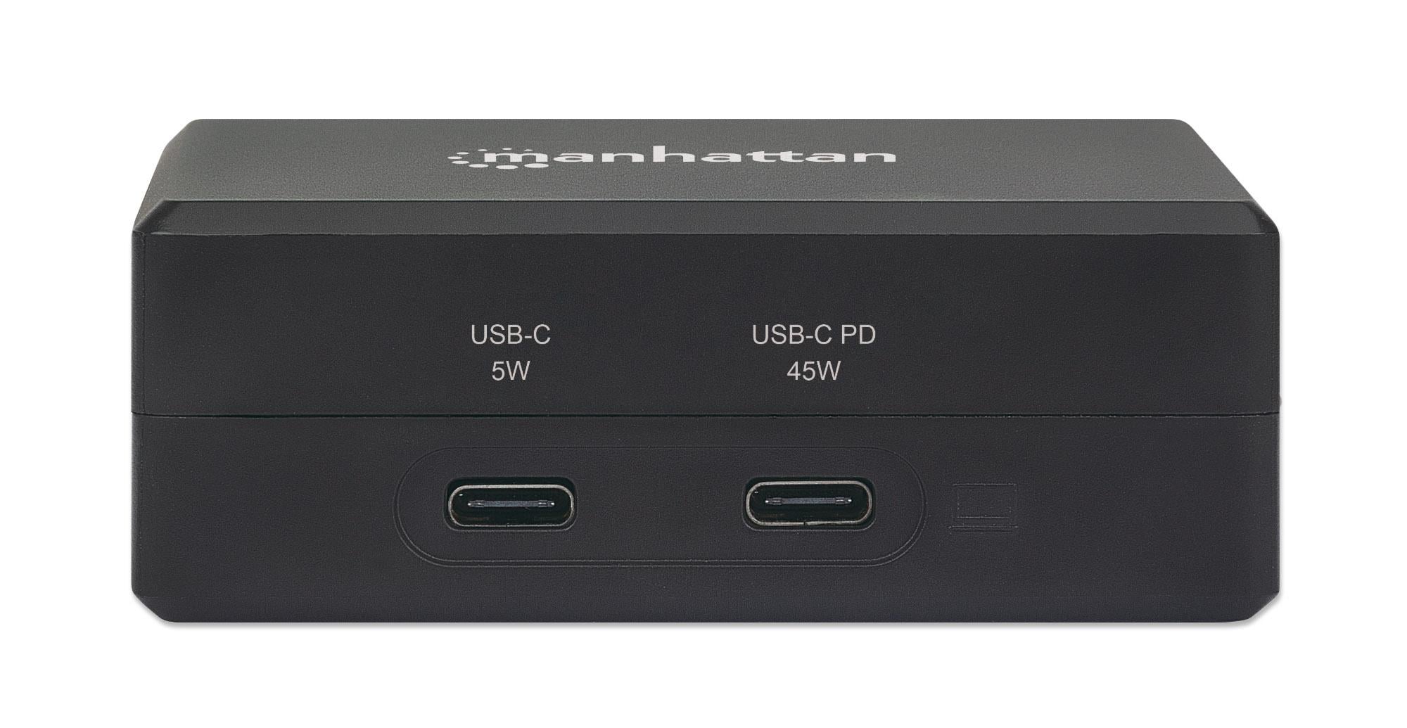 Hub USB-C™ con funzione di ricarica Power Delivery 45W - Manhattan IADAP USB31-DOCK5