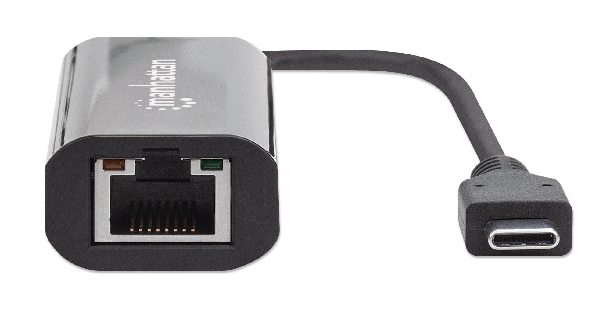 Adattatore di Rete USB-C™ a 2.5GBASE-T - Manhattan IADAP USB31-ETGIGA25