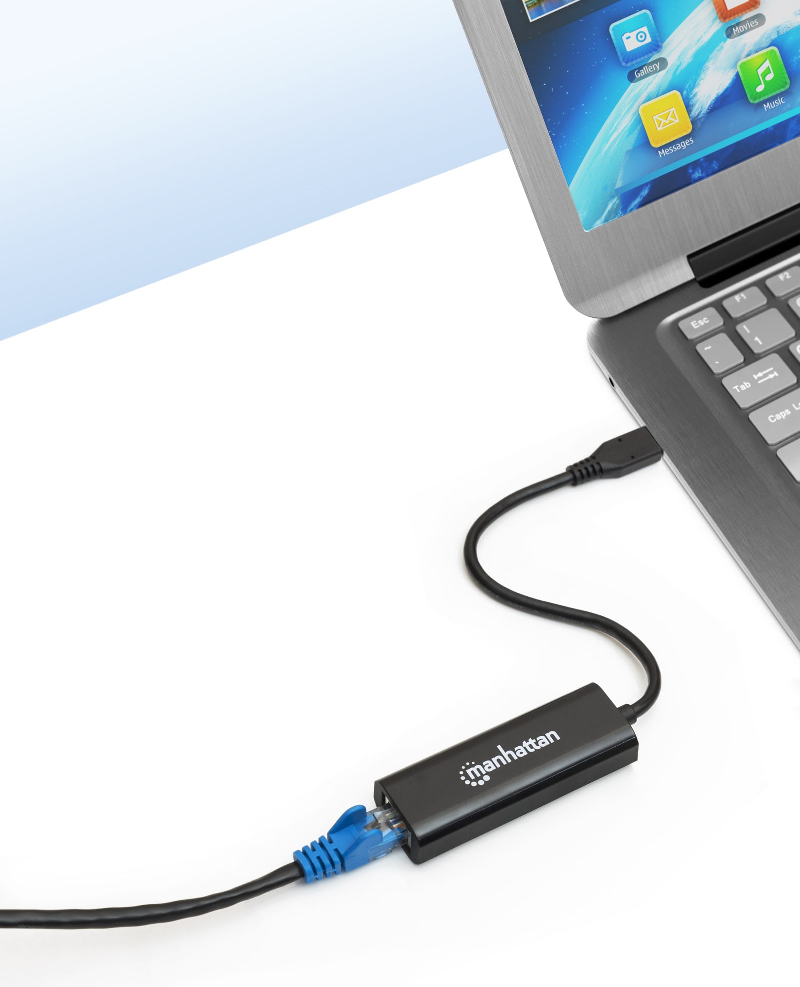 Adattatore di Rete USB-C™ a 2.5GBASE-T - Manhattan IADAP USB31-ETGIGA25