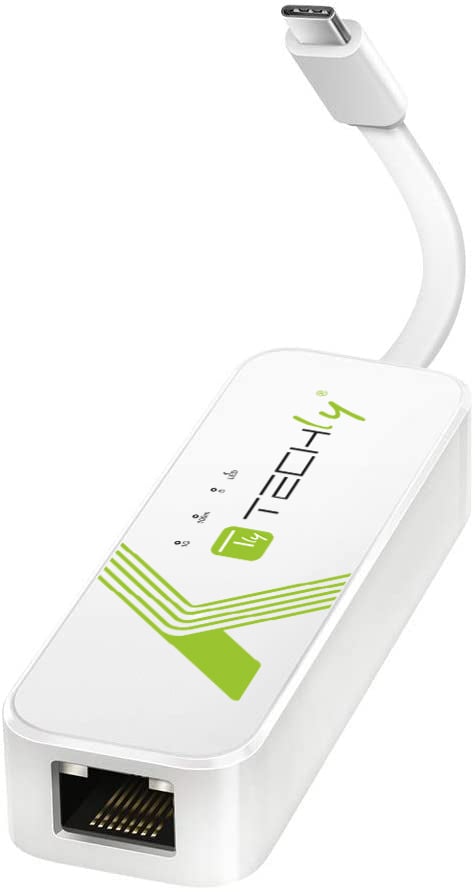 Adattatore Convertitore USB-C™ Ethernet Gigabit RJ45 Lan - Techly IADAP USB31-ETGIGA3