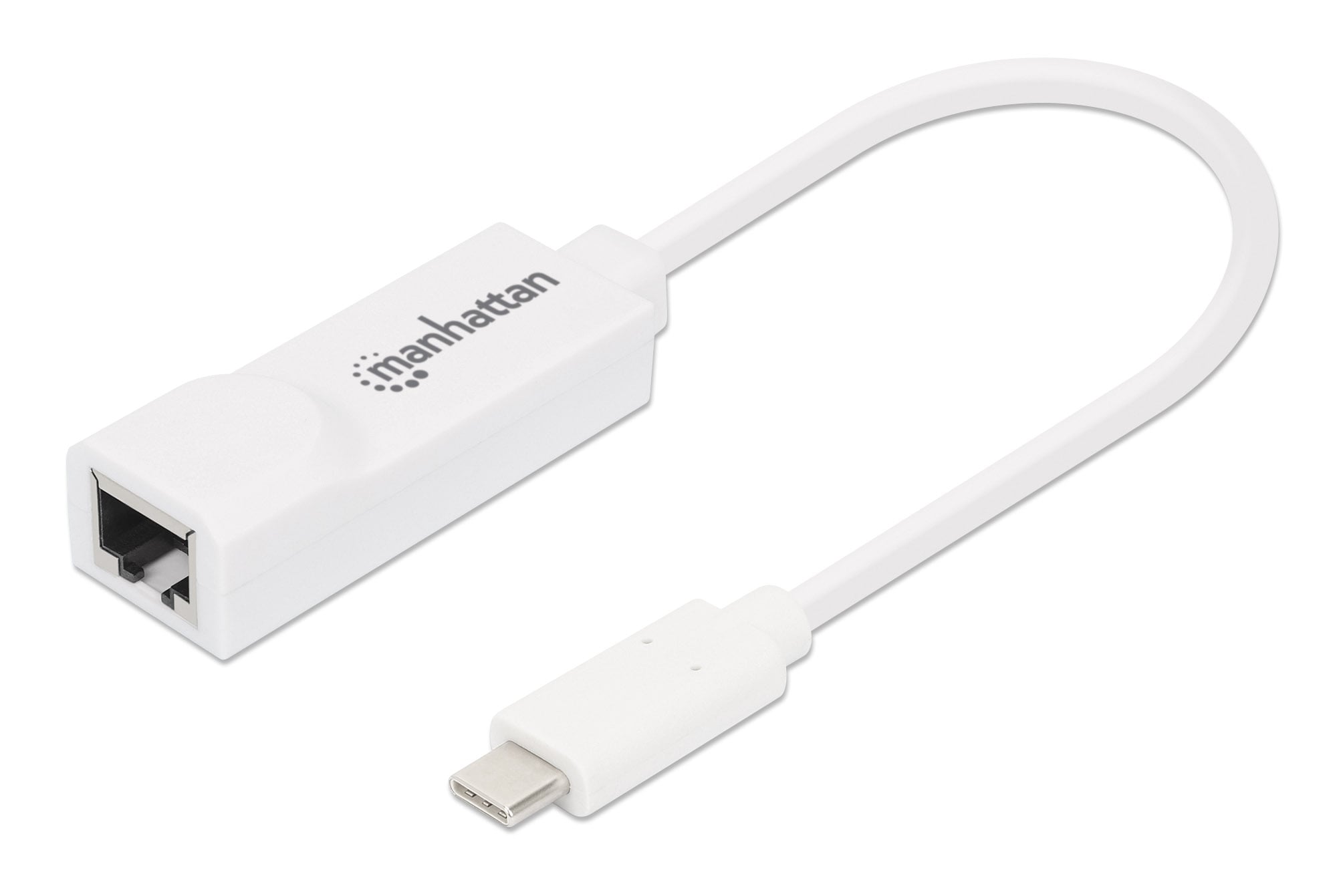 Adattatore Convertitore USB 3.1 Gen 1 da USB-C™ a Rete Gigabit RJ45 - Manhattan IADAP USB31-ETGIGAM