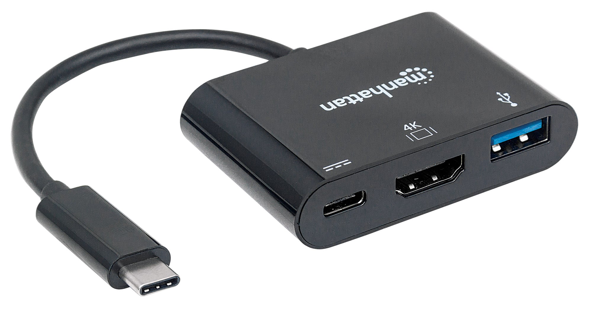 Convertitore USB-C™ a HDMI, USB-A, USB PD - Manhattan IADAP USB31-HDMIP