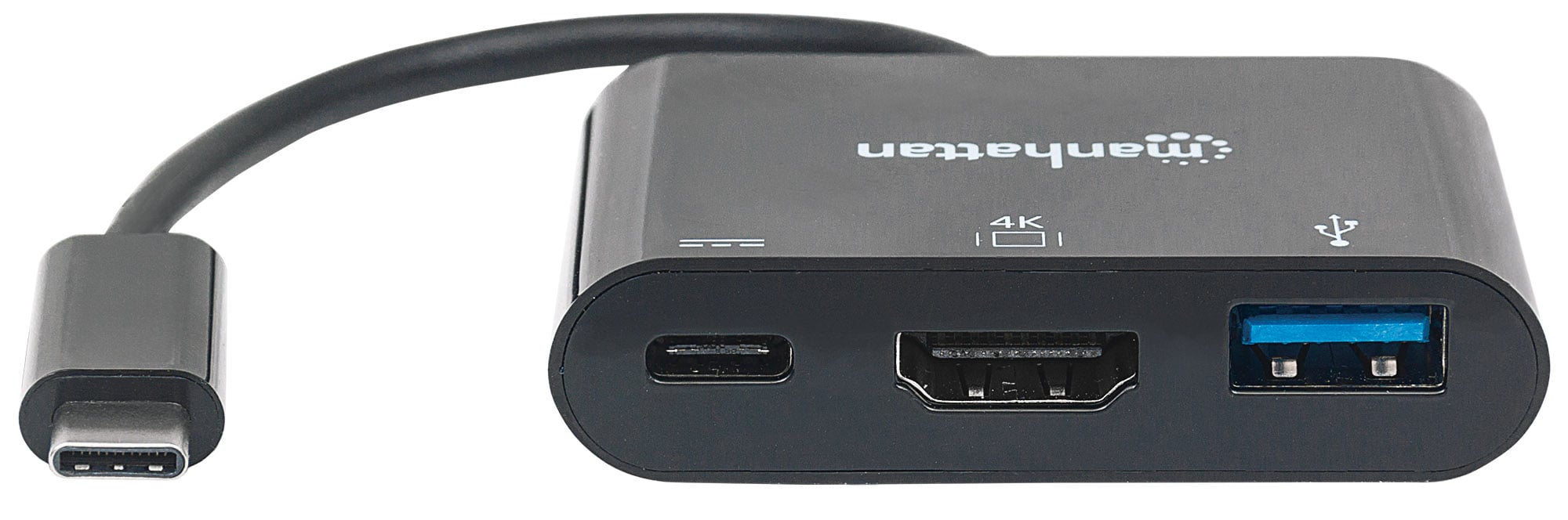 Convertitore USB-C™ a HDMI, USB-A, USB PD - Manhattan IADAP USB31-HDMIP