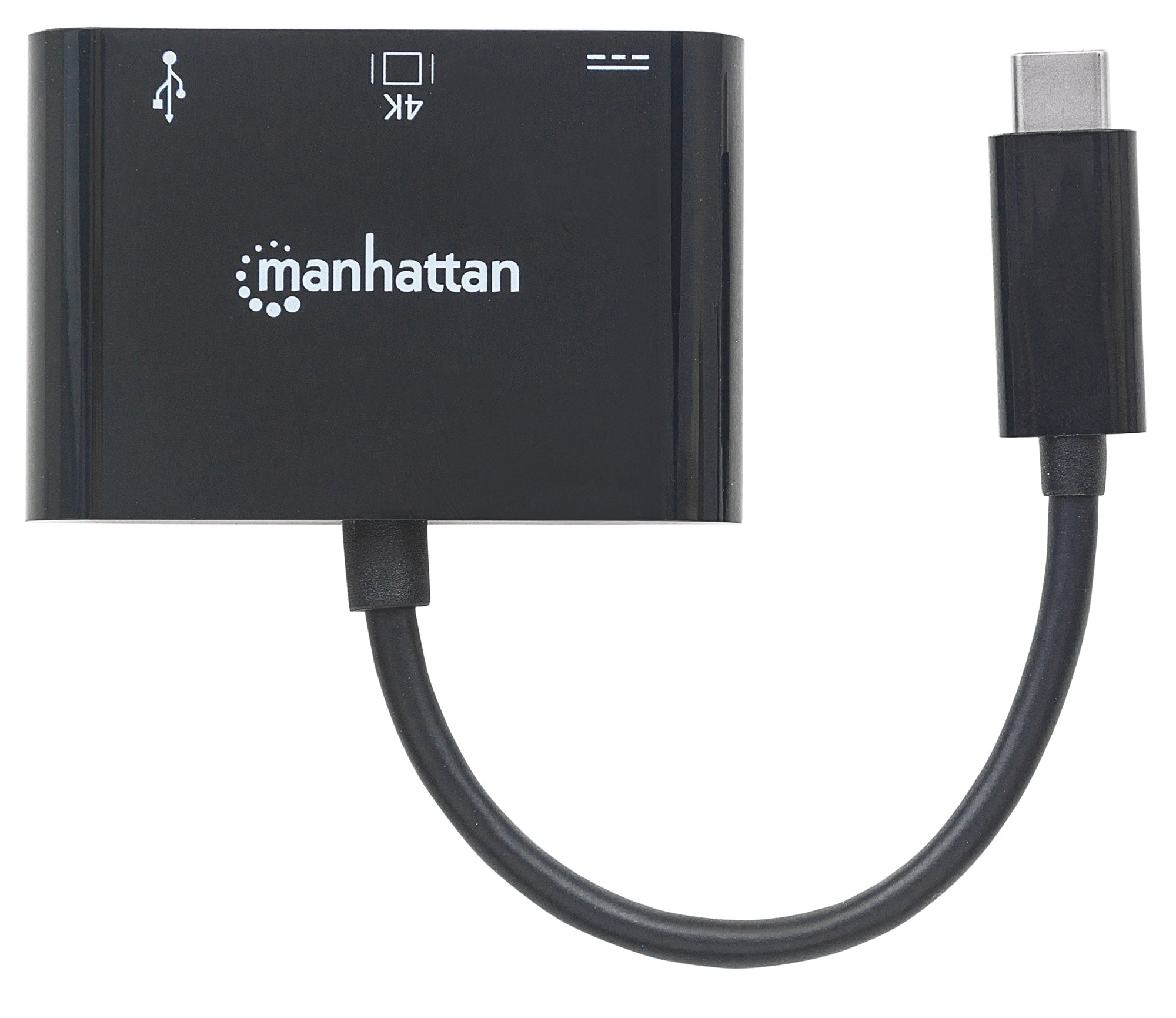 Convertitore USB-C™ a HDMI, USB-A, USB PD - Manhattan IADAP USB31-HDMIP