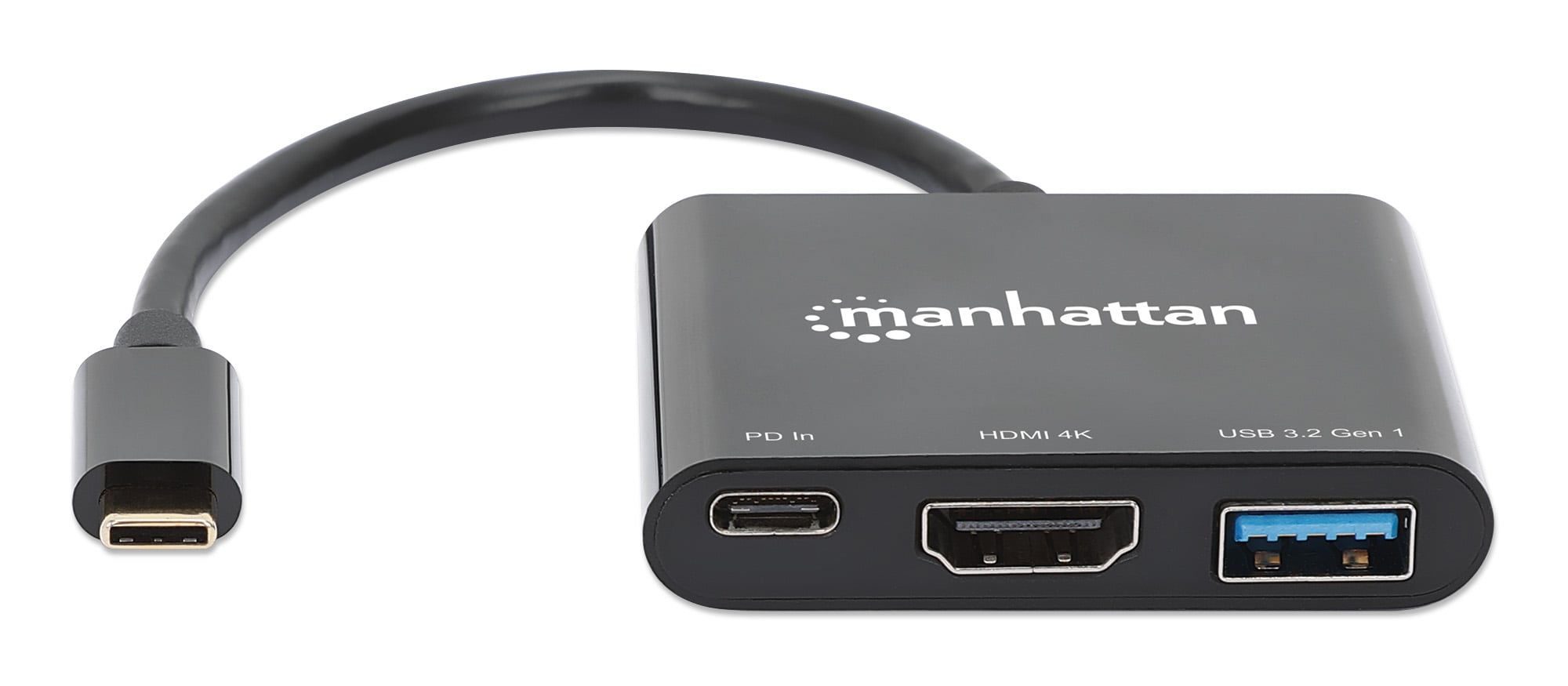 Docking Station USB-C™ a HDMI 3-in-1 con Power Delivery - Manhattan IADAP USB31-HDMIP2