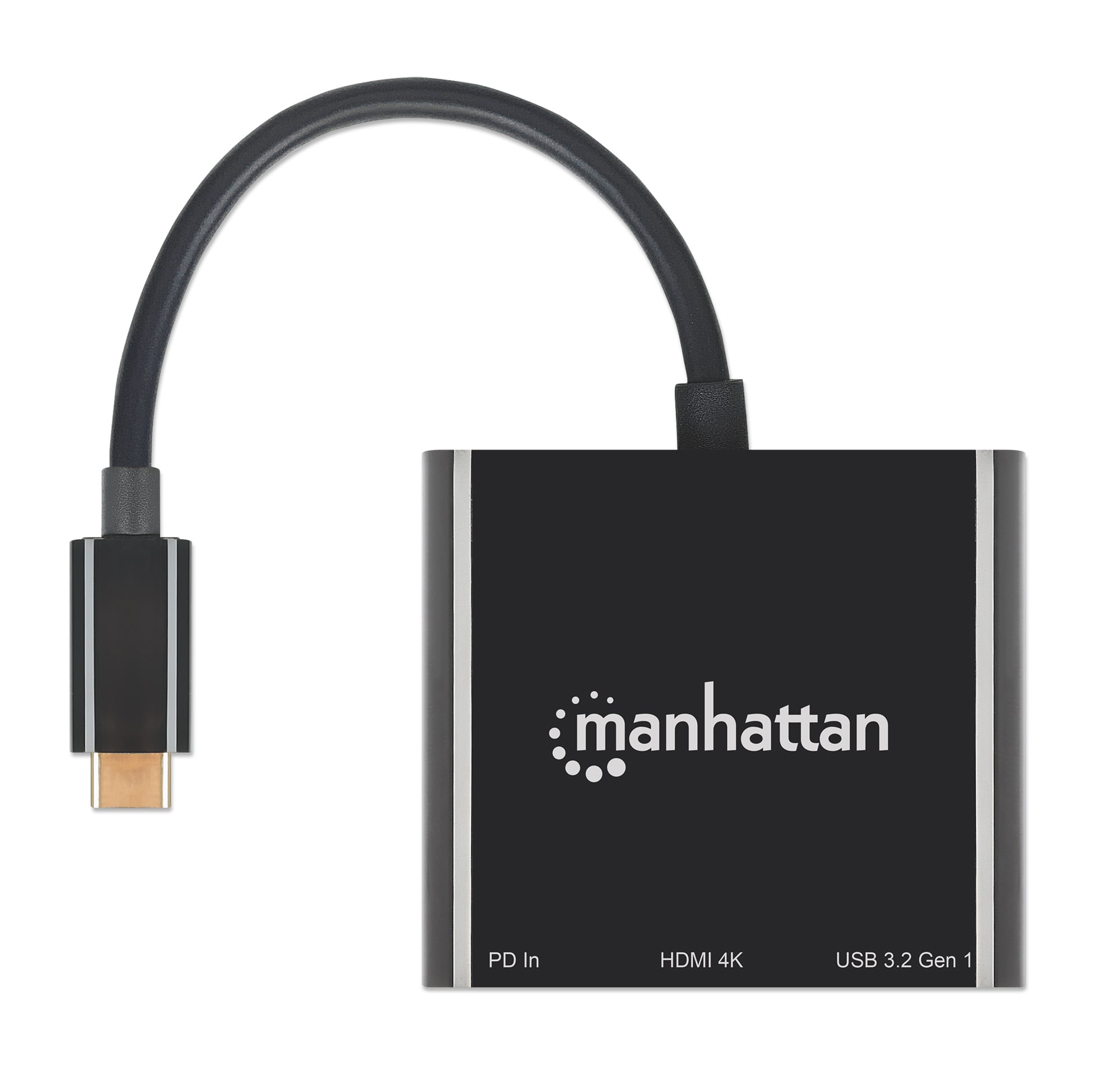 Docking Station USB-C™ a HDMI 3-in-1 con Power Delivery - Manhattan IADAP USB31-HDMIP2