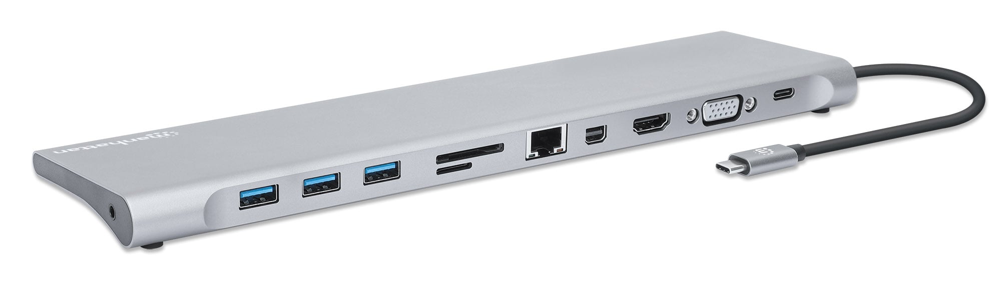 Docking Station USB-C 11 -in- 1 Triple Monitor MST - Manhattan IADAP USB 31 -MULTI 4