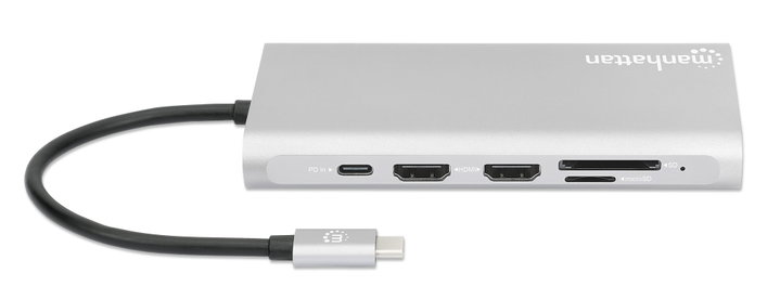 Docking Station USB-C PD 12-in-1 4K HDMI MST - Manhattan IADAP USB31-MULTI5