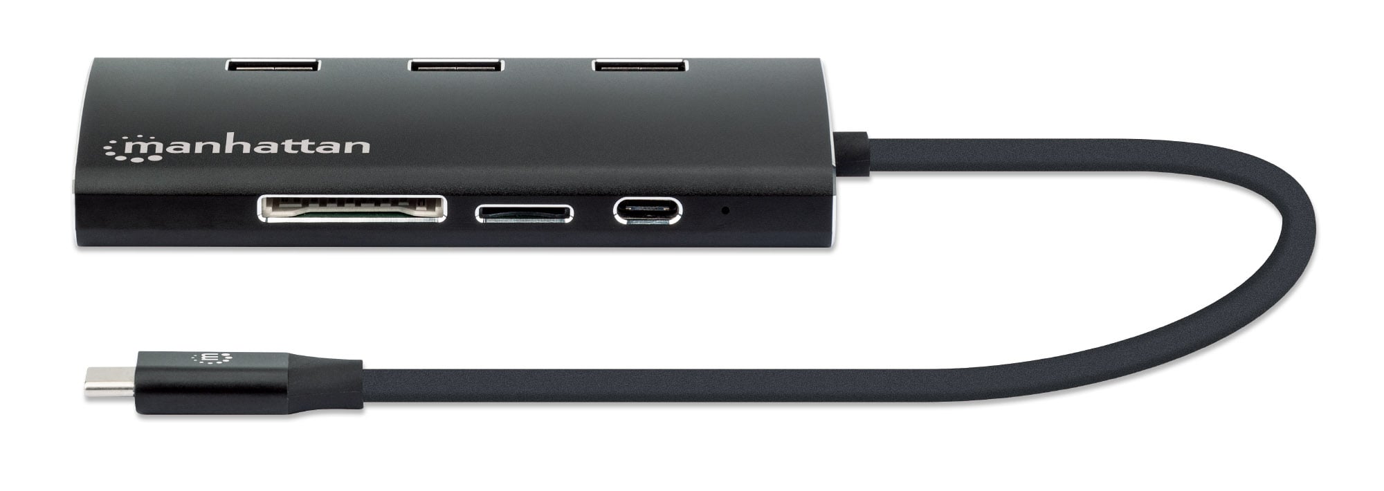 USB-C SuperSpeed Multiport Adapter - Manhattan IADAP USB 31 -PD 440