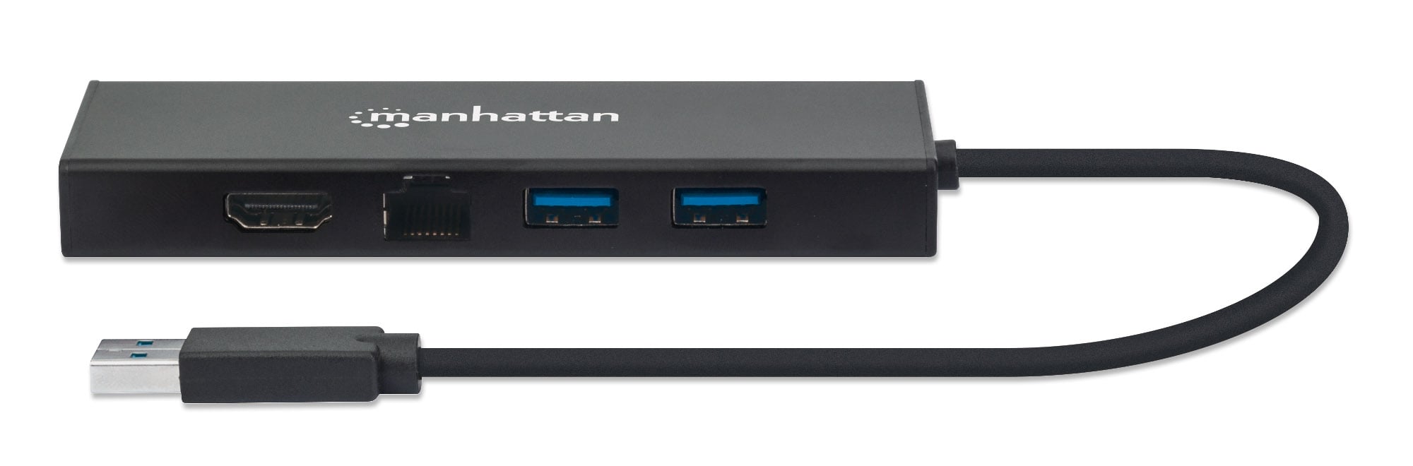SuperSpeed USB Multiport Dual Monitor Adapter - Manhattan IADAP USB 31 -PD 846