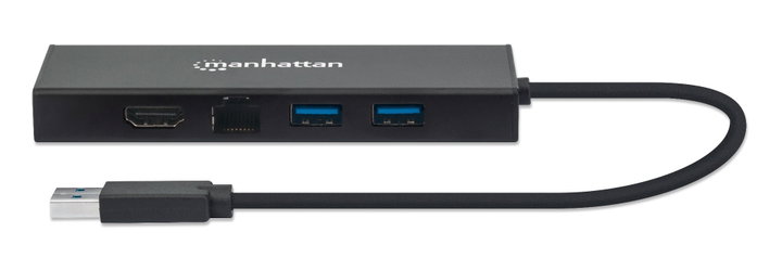 Adattatore SuperSpeed USB Multiporta Doppio Monitor - Manhattan IADAP USB31-PD846