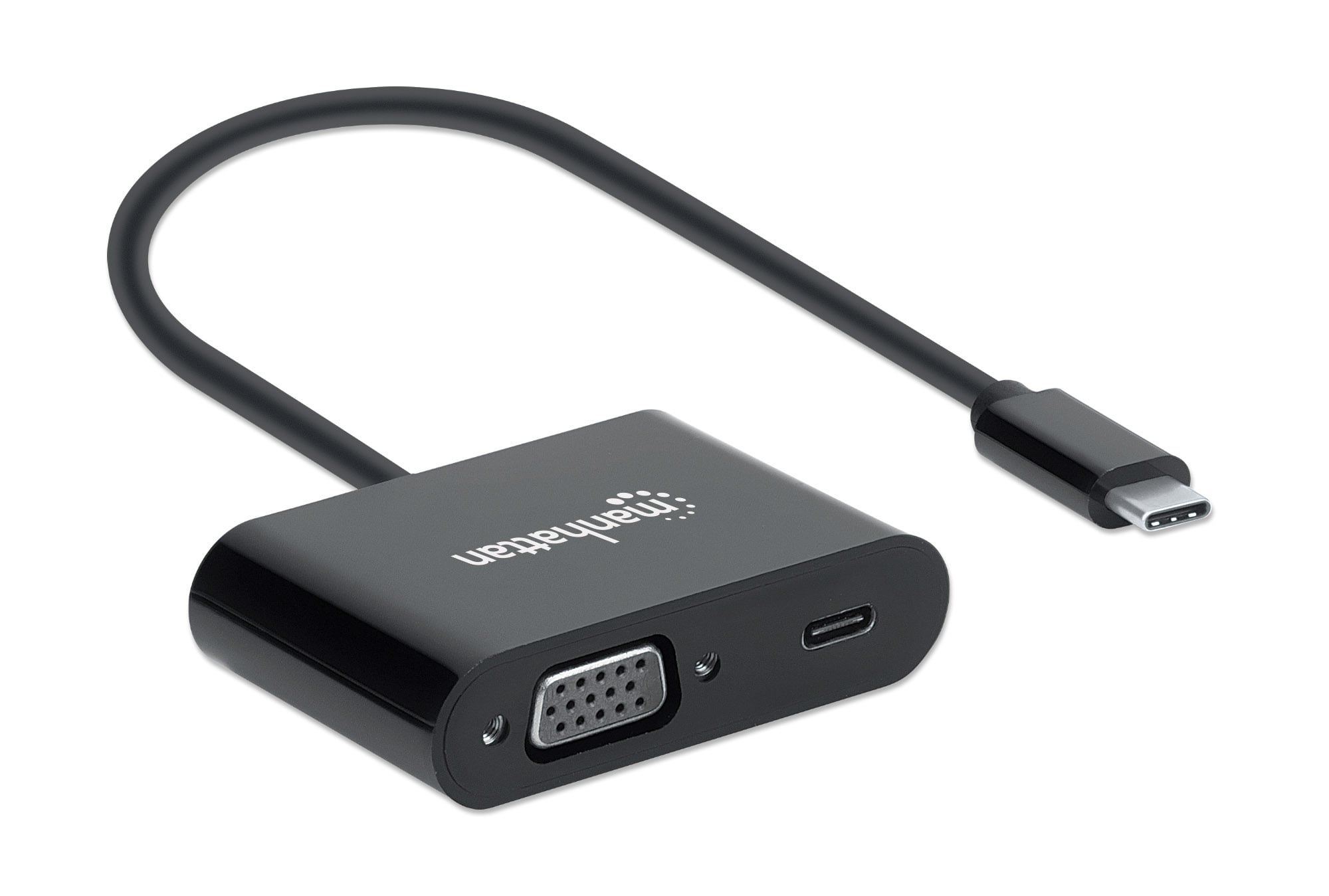 Adattatore Convertitore USB-C™ Maschio VGA Femmina con Power Delivery - Manhattan IADAP USB31-VGAMPD