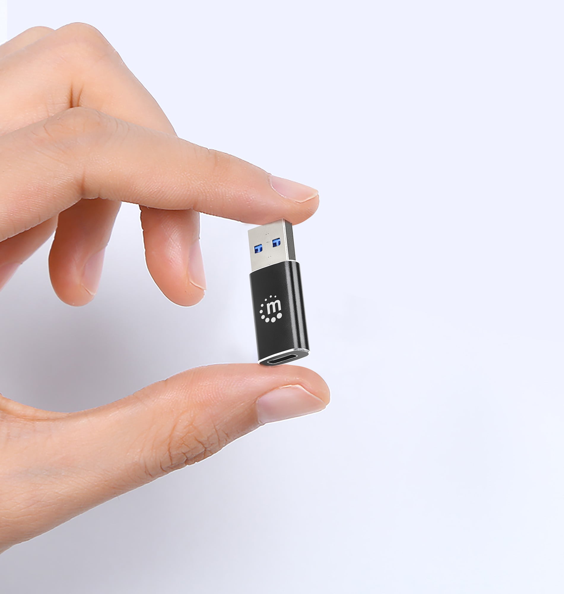 Adattatore Convertitore USB 3.2 USB-A Maschio a USB-C™ Femmina - Manhattan IADAP USB32-AM/CF