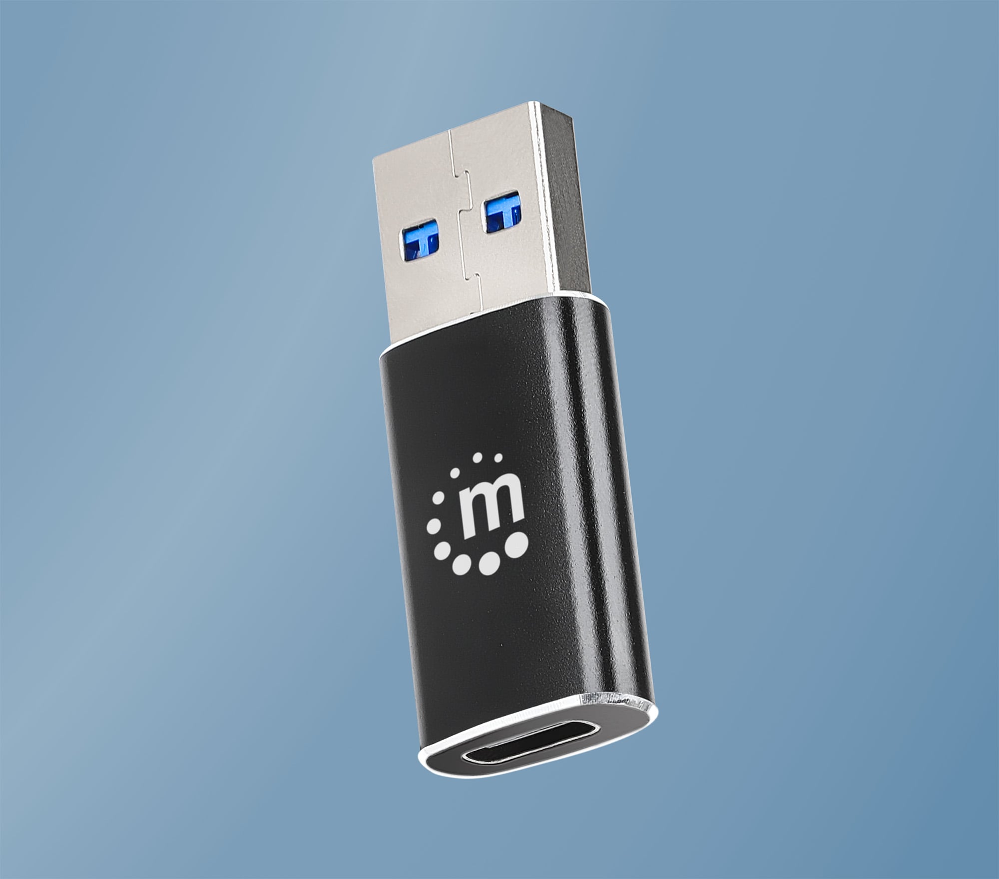 Adattatore Convertitore USB 3.2 USB-A Maschio a USB-C™ Femmina - Manhattan IADAP USB32-AM/CF