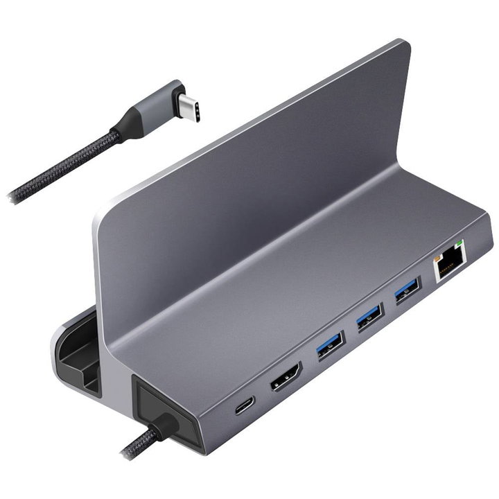 USB-C 6-in-1 Docking Station for Steam Deck/iPad/Tablet - Logilink IADAP USB32-DECK