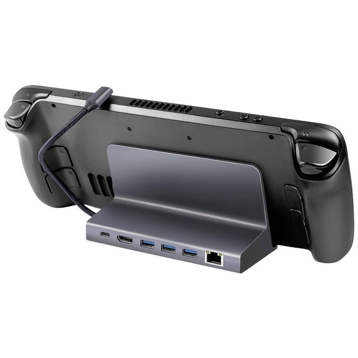 USB-C 6-in-1 Docking Station for Steam Deck/iPad/Tablet - Logilink IADAP USB32-DECK