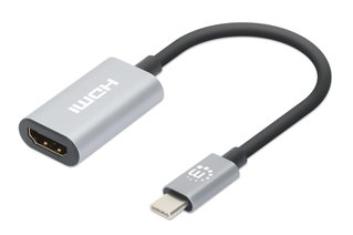 USB-C 3.2 to HDMI 4K@60Hz Adapter - Manhattan IADAP USB32-HDMIM60
