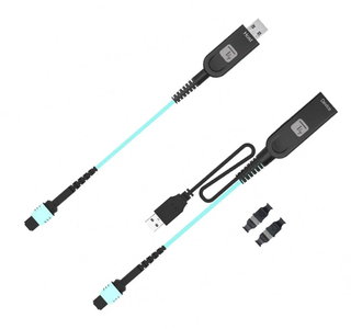 Extender USB 5Gbps su Cavo in Fibra Ottica MPO 100m - Techly IADAP USB32-MPO