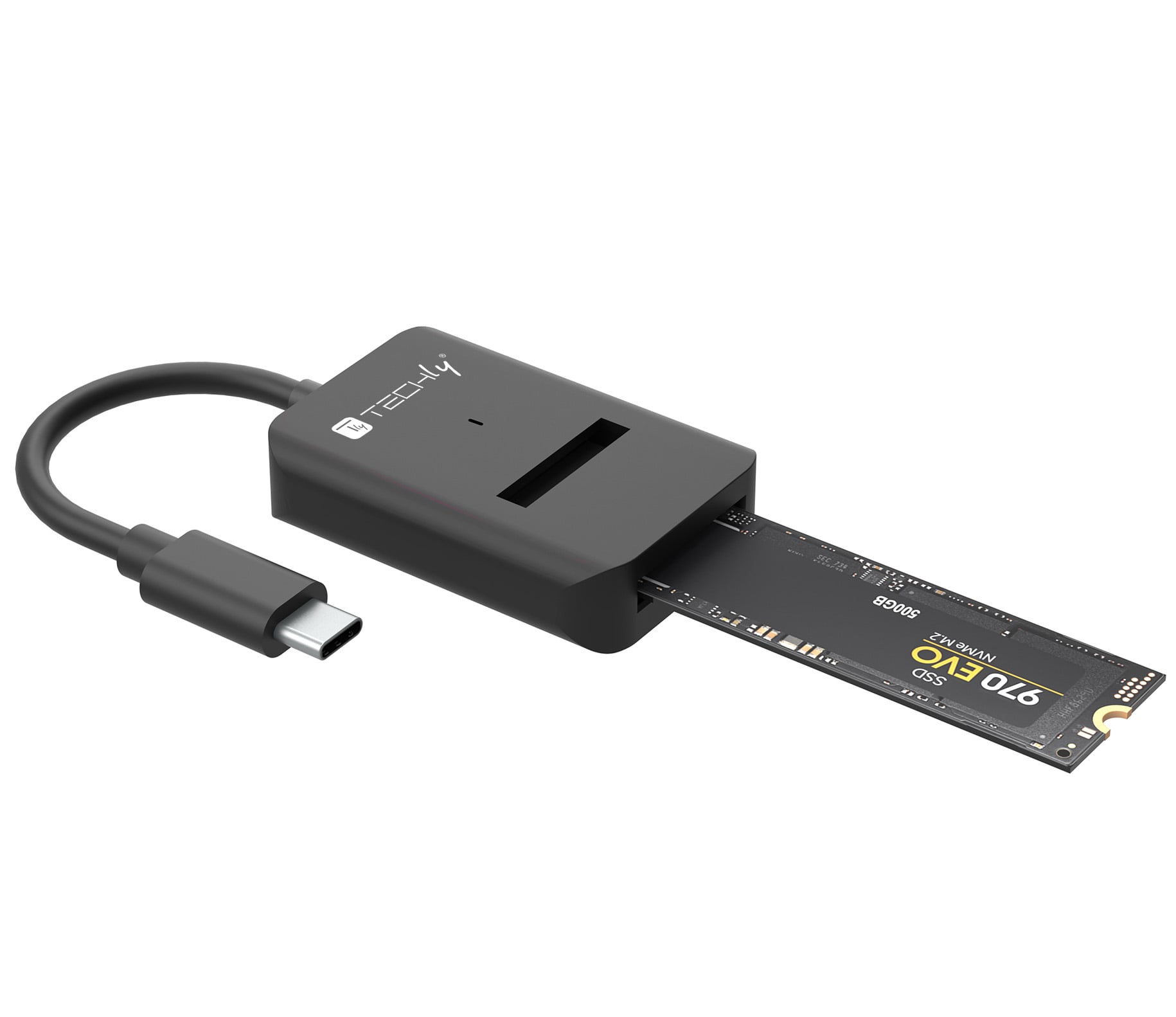 Adattatore SSD da USB-C™ a NVMe/SATA M.2 - Techly IADAP USB32-SATASSD