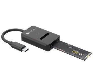 Adattatore SSD da USB-C a NVMe/SATA M.2 10 Gbps - Techly IADAP USB32-SATASSD
