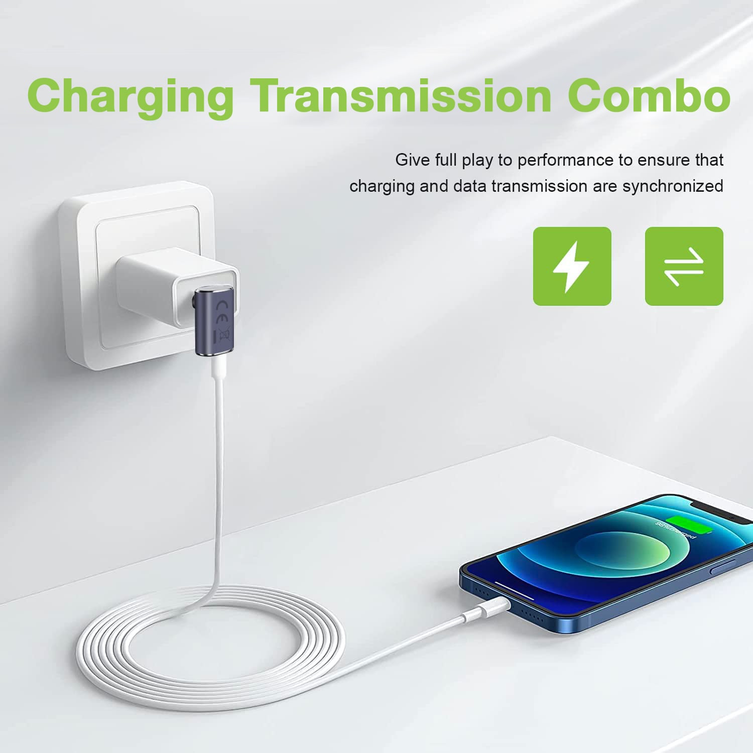 Adattatore USB-C™ Maschio/Femmina Angolato 90° 40Gbps 4K e 8K - Techly IADAP USB4C-40G