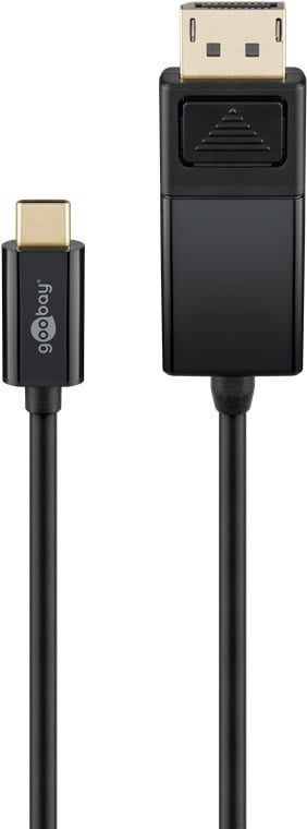Cavo Adattatore USB-C™ a DisplayPort 4K 1.2m Nero - Goobay IADAP USBC-DCP-010
