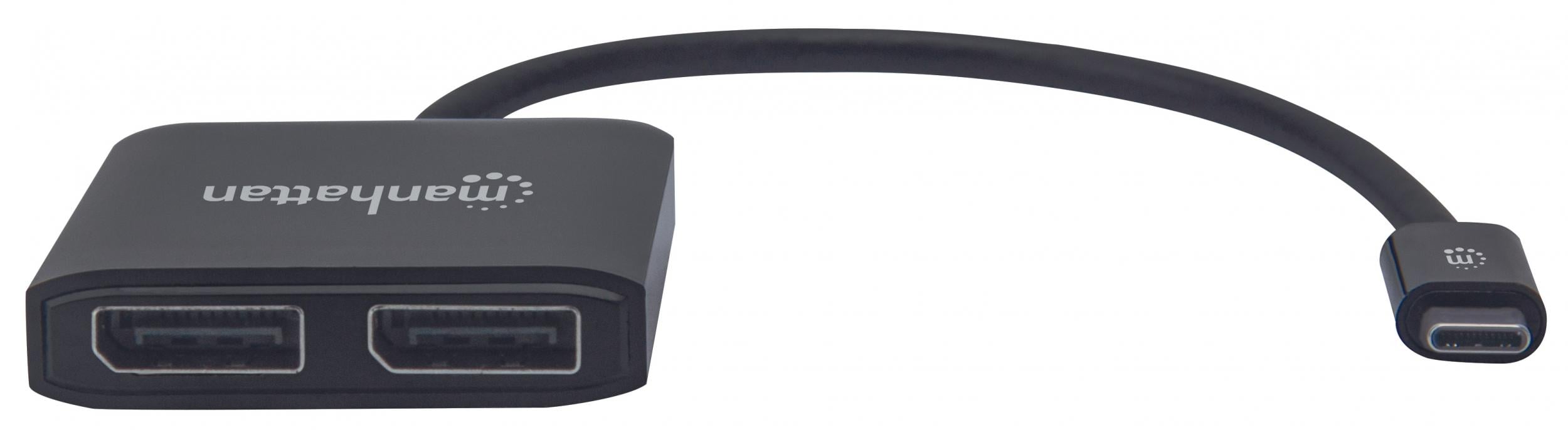 Adattatore Convertitore USB-C™ a 2x DisplayPort Hub MST - Manhattan IADAP USBC-DP2H