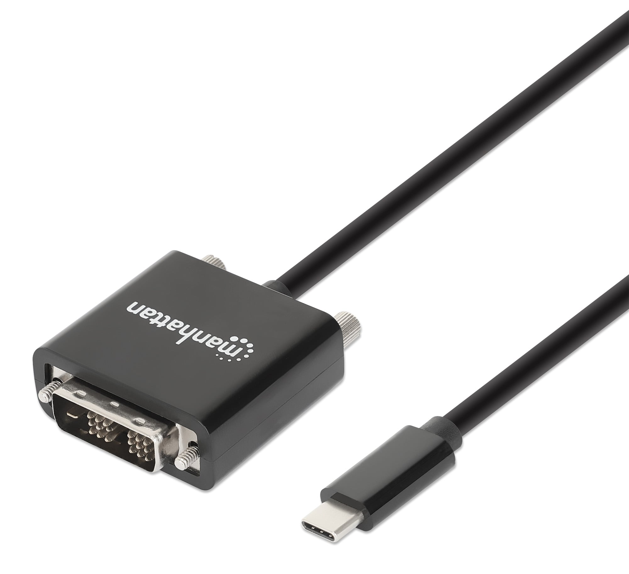Cavo Adattatore USB-C™ Maschio a DVI Maschio 2m Nero - Manhattan IADAP USBC-DVI
