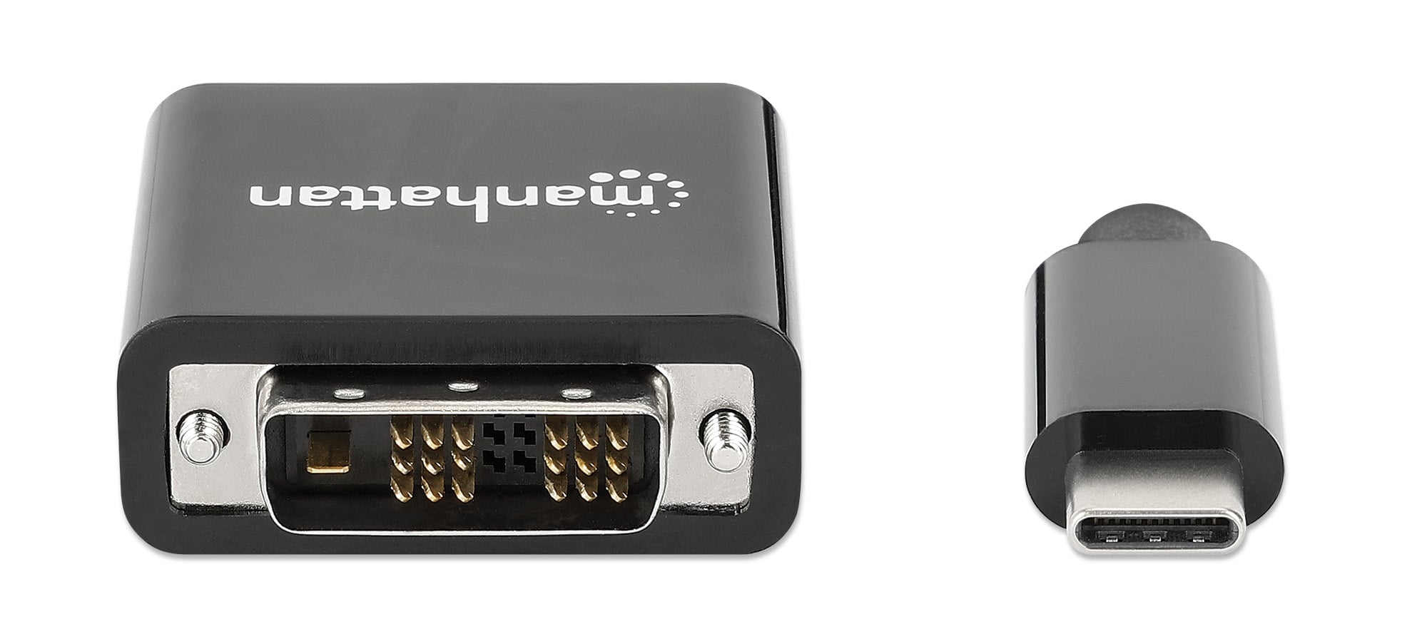 Cavo Adattatore USB-C™ Maschio a DVI Maschio 2m Nero - Manhattan IADAP USBC-DVI