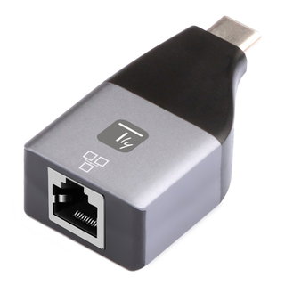 Adattatore Convertitore da USB-C a RJ45 Ethernet Gigabit LAN 1000Mbps - Techly IADAP USBC-ETGIGA